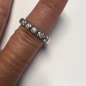 Authentic Retired Pandora Ice Cubic Ziconia Ring